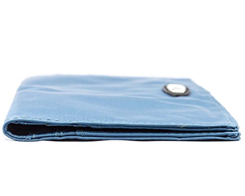 Big Skinny Women's Leather Executive Bi-Fold Checkbook Slim Wallet, Holds Up to 40 Cards,Lightweight,Slim, Teal