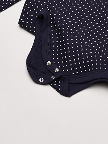 Hudson Baby Unisex Baby Cotton Long-Sleeve Bodysuits Apple, 6-9 Months