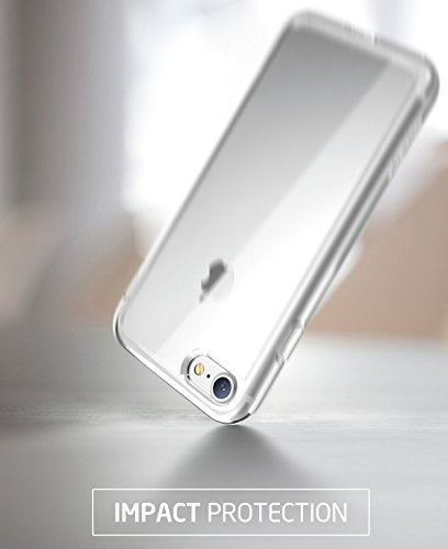 i-Blason Halo Series Case Designed for iPhone SE 2020/iPhone 7/iPhone 8, [Scratch Resistant] Clear Case for iPhone SE (2020)/ iPhone 8/ iPhone 7 4.7 inch (Clear/Black)