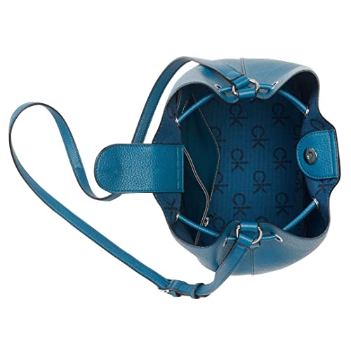 Calvin Klein Gabrianna Novelty Bucket Shoulder Bag, Aegean Blue