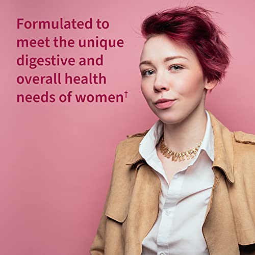 Garden of Life 22 Digestive Enzymes for Women with Bromelain, Papain, Lipase and Lactase Plus Probiotics and Vitamins B12, Biotin and Zinc – RAW Enzymes – Non-GMO, Gluten-Free, Vegetarian, 90 Capsules