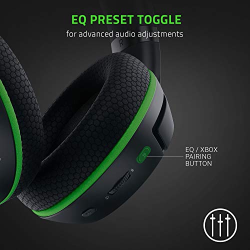 Razer Kaira Pro Wireless Gaming Headset for Xbox Series X|S, Xbox One: Triforce Titanium 50mm Drivers - Supercardioid Mic - Dedicated Mobile Mic - EQ Pairing - Xbox Wireless and Bluetooth 5.0 - Black
