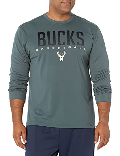 Ultra Game -NBA Men's Active Long Sleeve Pullover T-Shirt