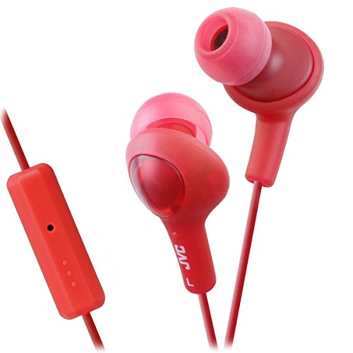 JVC HAFR6R Gumy Plus Headphones (Red)