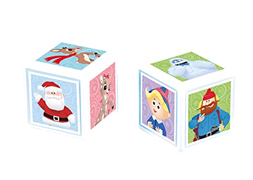 Rudolph The Red Nosed Reindeer Top Trumps Match Board Game Multilingual Edition, Play with 15 Classic Characters Including King Moonracer and Charlie in The Box, Family Game for Ages 4 and up