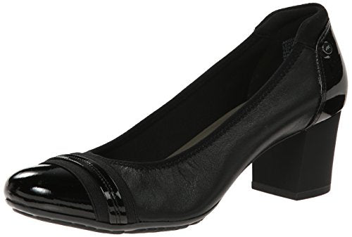 8 US Anne Klein womens Guardian Leather pumps shoes, Black