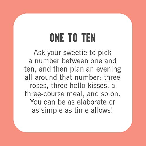Chronicle Books On-The-Go Amusements: 50 Sweet Things to Do on a Date: (50 Ideas for Shaking up Your Romantic Routine, Great Date-Night Activity Cards in a Box)