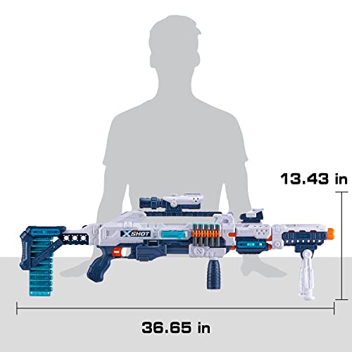XShot Excel Regenerator Foam Dart Blaster with Over 1, 000 Unique Combinations! (48 Darts) by Zuru, Multicolor, 36351