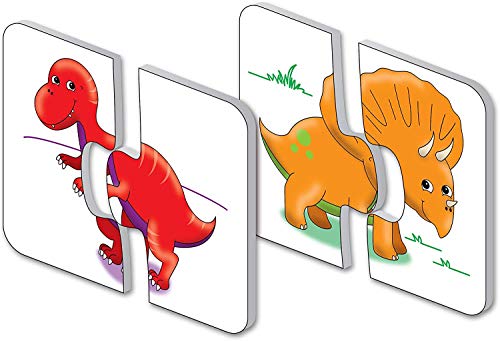 The Learning Journey: My First Match It - Dinosaurs - 2 Year Old Toys, Puzzles for Toddlers, Toddler Puzzle, Educational Toys for 2 Year Old - 15 Self-Correcting Matching Puzzles - Award Winning Toys