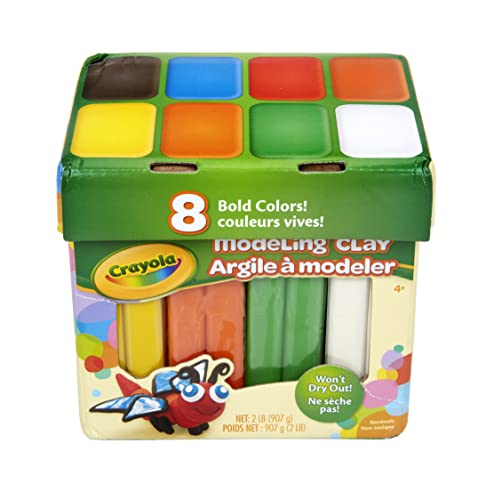 Crayola Modeling Clay in Bold Colors, 2lbs, Gift for Kids, Ages 4 and Up