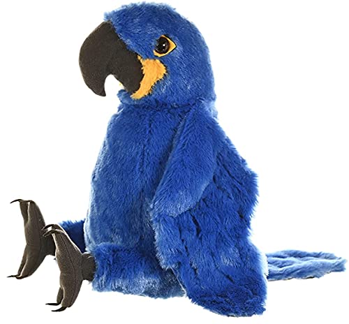WILD REPUBLIC Hyacinth Macaw Plush, Stuffed Animal, Plush Toy, Gifts for Kids, Cuddlekins 12 Inches