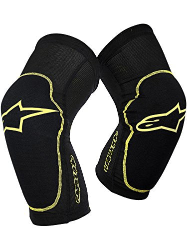 Alpinestars Paragon Knee Guard, Black Yellow, 2XS