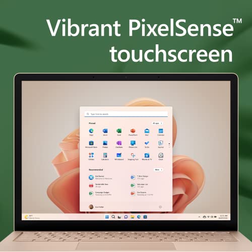 Microsoft Surface Laptop 5 (2022), 13.5' Touch Screen, Thin and Lightweight, Long Battery Life, Fast Intel i7 Processor for Multi-Tasking, 512GB Storage with Windows 11,Sandstone