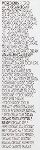 Orgain Organic Vegan Plant Based Nutritional Shake, Smooth Chocolate - Meal Replacement, 16g Protein, 22 Vitamins and Minerals, Dairy Free, Gluten Free, Packaging May Vary, 11 Fl Oz (Pack of 12)
