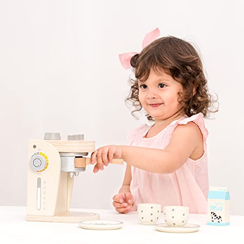 New Classic Toys 10705 Coffee Maker, Multicolor (White), 3 years to 9 years