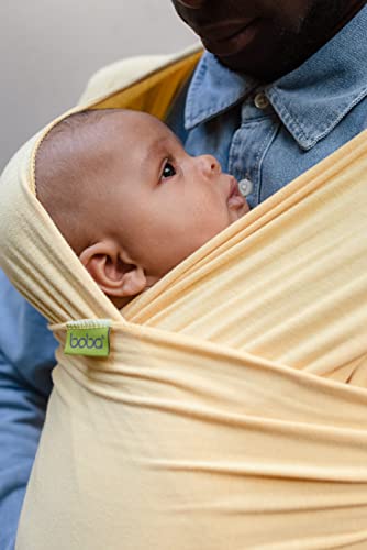 Boba Wrap Baby Carrier - Original Stretchy Infant Sling, Perfect for Newborn Babies and Children up to 35 lbs (Serenity Flax)