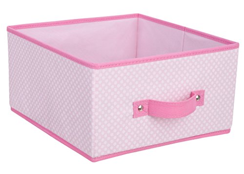 Delta Children Nursery Storage 24 Piece Set - Easy Storage/Organization Solution - Keeps Bedroom, Nursery and Closet Clean, Pink