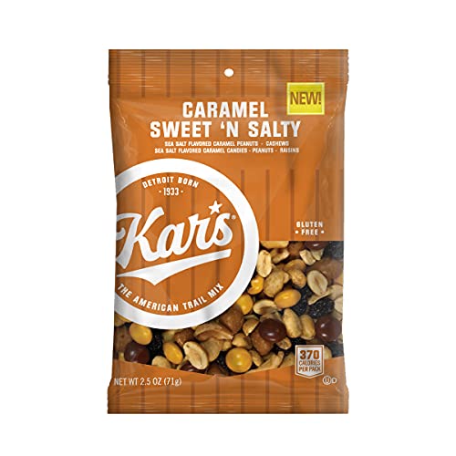 Kar's Nuts Caramel Sweet 'N Salty Trail Mix 2.4oz Bag (Pack of 42)