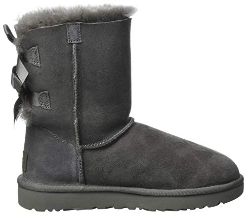UGG Women's Bailey Bow II Boot, Grey, 7