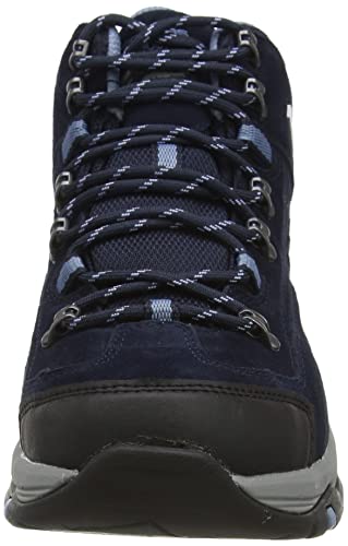 Skechers Women's Hiker Hiking Boot, Navy/Light Blue, 8