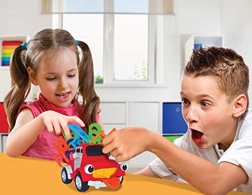 Fotorama Pick-Up Pete | The Ultimate Chair Stacking Game! Perfect for Remote Family Home Entertainment, Stack Colorful Chairs on Pete The Motorized Pick-Up Truck