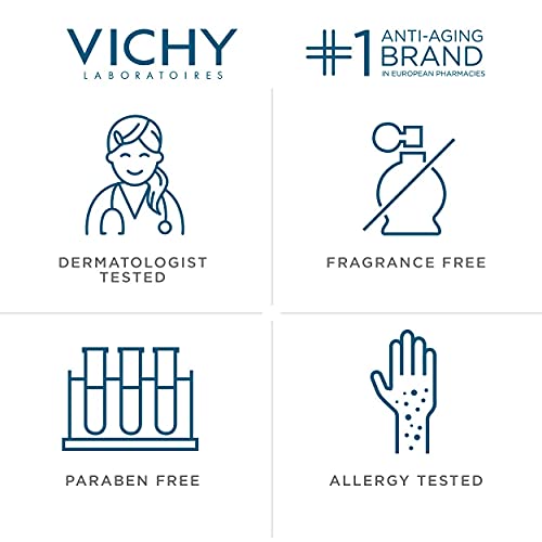 Vichy Pureté Thermale 3 in 1 Facial Cleanser, Multi Purpose Face Wash, Toner and Makeup Remover, Suitable for Sensitive Skin, 6.7 Fl Oz