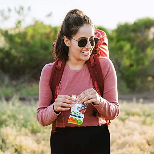 PROBAR - Bolt Organic Energy Chews, Berry Blast, Non-GMO, Gluten-Free, USDA Certified Organic, Healthy, Natural Energy, Fast Fuel Gummies with Vitamins B and C (12 Count)