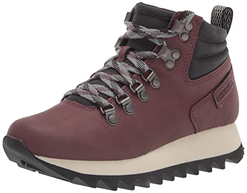Merrell womens Alpine Hiker Hiking Boot, Burgundy, 6.5 US