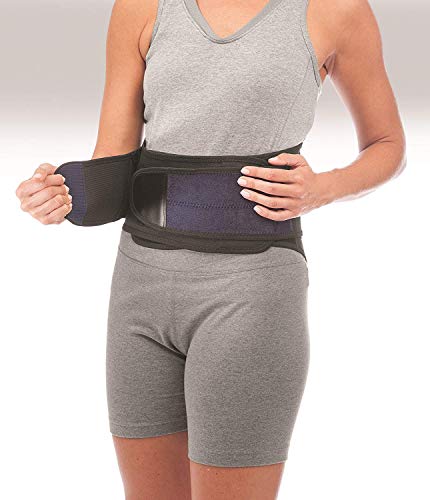 MUELLER Sports Medicine Lumbar Back Brace, Lower Back Support Belt, For Men and Women, Black, Plus Size (50-70 inches)