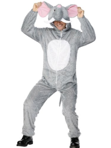 Smiffys Unisex Adult Elephant Costume,Grey,M - US Size 38'-40'