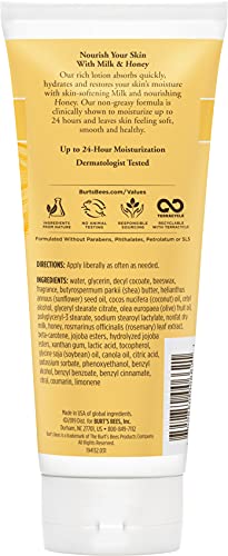 Burt's Bees Hand Cream for Dry Skin, Unscented, Ultimate Care with Baboab Oil, Milk and Honey 6 Ounce (Pack of 3) (Packaging May Vary)