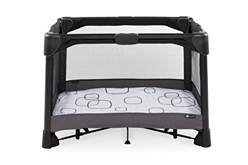 4moms breeze Playard Sheets, For Baby Bassinets and Furniture, Waterproof, Machine Washable, Soft, Plush Fabric, Silver/White, 1 Count (Pack of 1)