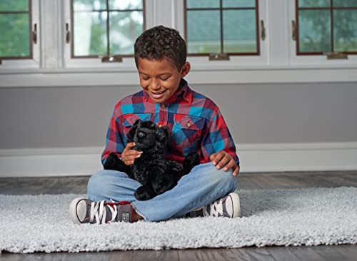 Wild Republic Wolf Plush, Stuffed Animal, Plush Toy, Kids Gifts, Black, 12'