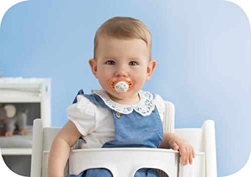 MAM Original Baby Pacifier, Nipple Shape Helps Promote Healthy Oral Development, Sterilizer Case, 2 Pack, 16+ Months, Animal/Boy