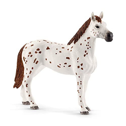 Schleich Horse Club, Horse Toys for Girls and Boys, Lisa's Tournament Training Horse Set with Appaloosa Horse Toys, 17 Pieces, Ages 5+