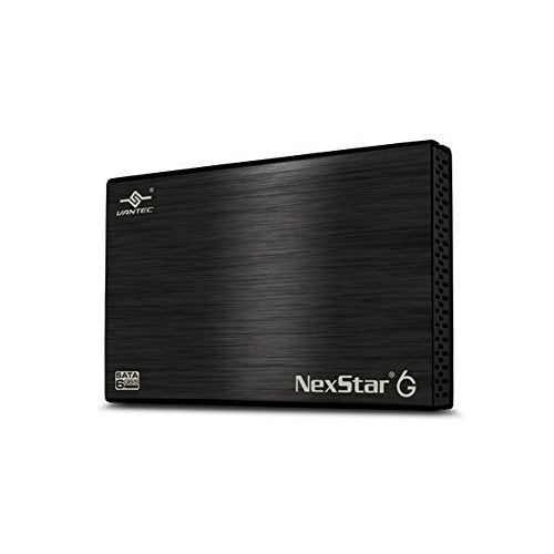 Vantec 2.5-Inch SATA 6Gb/s to USB 3.0 HDD/SSD Aluminum Enclosure, Black (NST-266S3-BK)