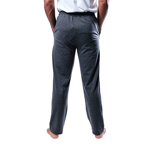 Ultra Game NBA Cleveland Cavaliers Mens Sleepwear Super Soft Pajama Loungewear Pants, Heather Gray, XX-Large