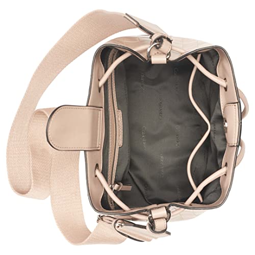 Calvin Klein Gabrianna Novelty Bucket Shoulder Bag, Goat Woven