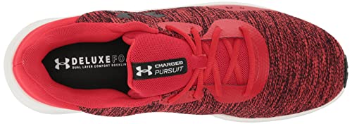 Under Armour Men's Charged Pursuit 3 Twist Running Shoe, (600) Red/Red/Black, 11.5
