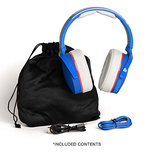 Skullcandy Hesh Evo Bluetooth Headphones for iPhone and Android with Microphone / 36 Hours Battery Life / Great for Music, School, Travel and Gaming / Wireless Headphones - 92 Blue