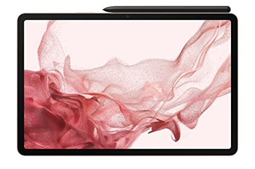 SAMSUNG Galaxy Tab S8 Android Tablet, 11” LCD Screen, 256GB Storage, Qualcomm Snapdragon, S Pen Included, All-Day Battery Ultra Wide Camera, DeX Productivity, Pink Gold
