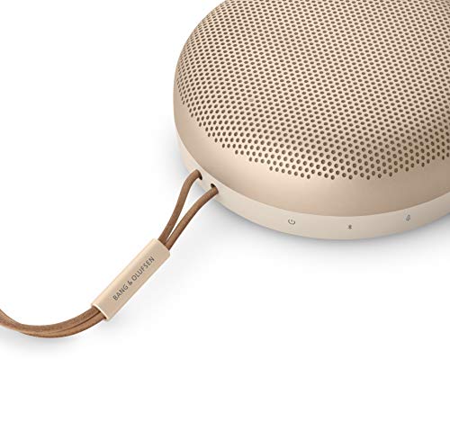 Bang and Olufsen Beosound A1 (2nd Generation) Wireless Portable Waterproof Bluetooth Speaker with Microphone, Gold Tone