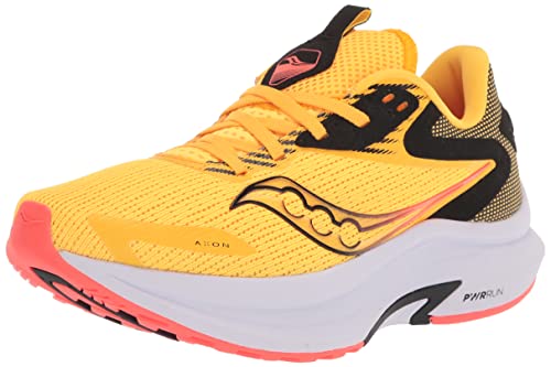 Saucony Women's AXON 2 Running Shoe, VIZIGLD/VIZIRED, 11