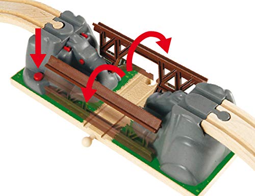 BRIO World - 33391 Collapsing Bridge | 3 Piece Toy Train Accessory for Kids Age 3 and Up