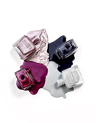 butter LONDON Patent Shine 10X Nail Lacquer, Gel-Like Finish, Chip-Resistant Formula, 10-Free Formula, Cruelty-Free, Polymer Technology, London Fog