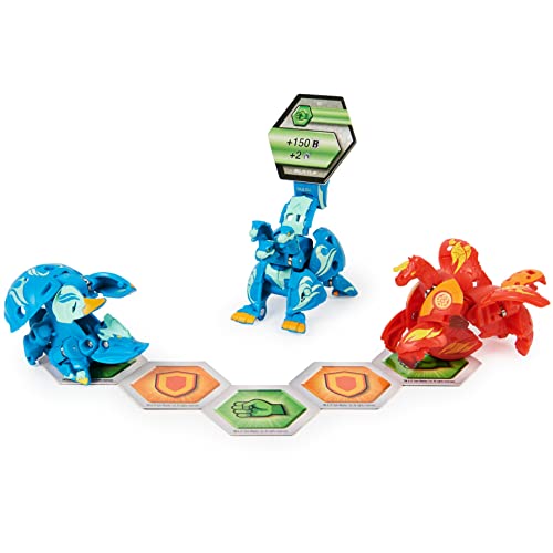 Bakugan Evolutions Starter Pack 3-Pack, Howlkor Ultra with Colossus and Pegatrix, Collectible Action Figures, Ages 6 and Up