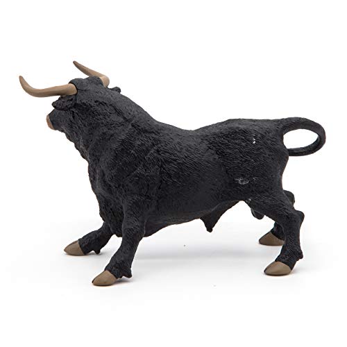 Papo -Hand-Painted - Figurine -Farmyard Friends -Andalusian bull -51050 - Collectible - For Children - Suitable for Boys and Girls - From 3 years old