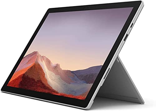Microsoft Surface Pro 7 Tablet, 12.3in Touchscreen Intel i5-1035G4 8GB RAM 256GB SSD, Display 2736 x 1824 Resolution, Backlit Keyboard, CAM, Windows 10 Pro(Renewed)