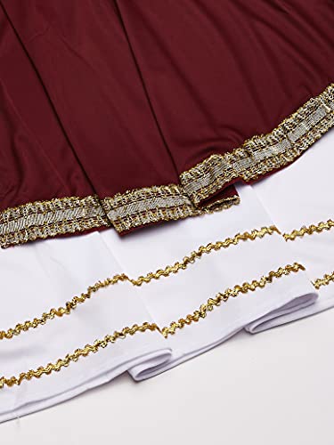 Forum Novelties Men's Plus-Size Extra Big Fun Mighty Caesar Costume, Red/White, 3X-Large