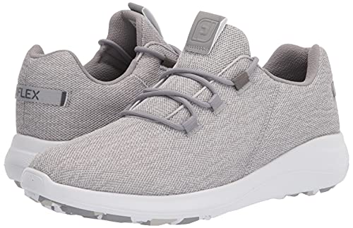FootJoy Men's Fj Flex Coastal Previous Season Style Golf Shoe, Grey/White, 9